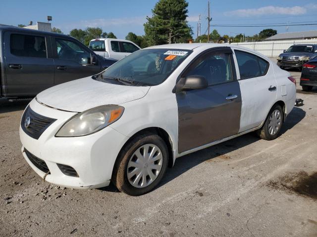 3N1CN7AP0EL847388 - 2014 NISSAN VERSA S WHITE photo 1