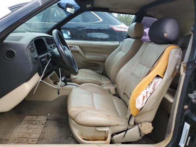 3VWDC21V22M806532 - 2002 VOLKSWAGEN CABRIO GLX BLACK photo 7