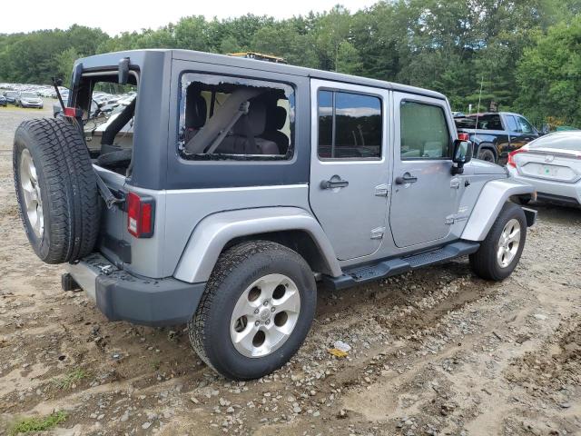 1C4BJWEG5DL693652 - 2013 JEEP WRANGLER U SAHARA Արծաթագույն լուսանկար 3