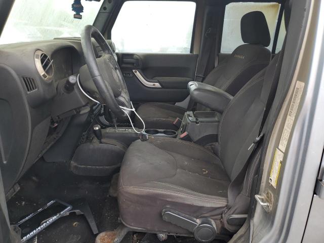 1C4BJWEG5DL693652 - 2013 JEEP WRANGLER U SAHARA Արծաթագույն լուսանկար 7