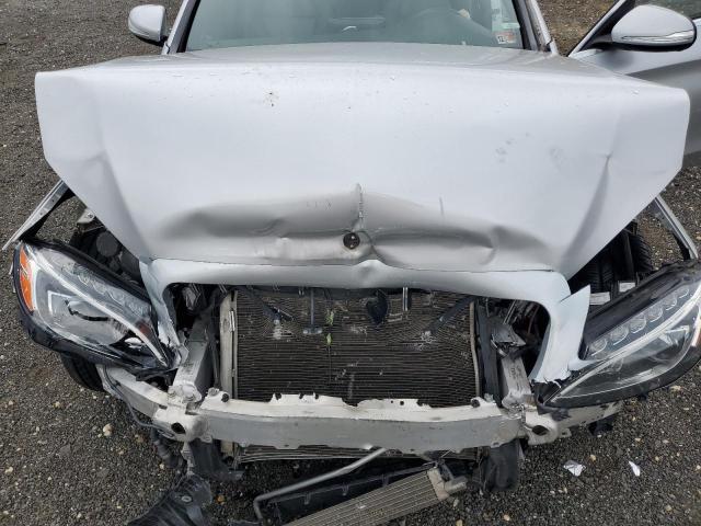 55SWF4KB3FU062449 - 2015 MERCEDES-BENZ C 300 4MATIC SILVER photo 11