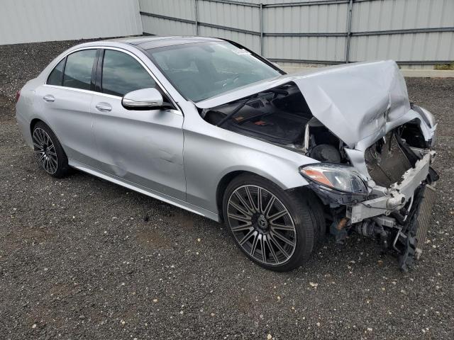 55SWF4KB3FU062449 - 2015 MERCEDES-BENZ C 300 4MATIC SILVER photo 4