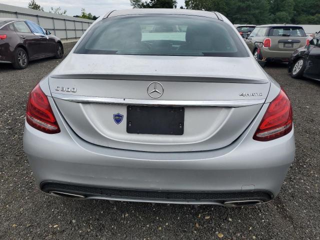 55SWF4KB3FU062449 - 2015 MERCEDES-BENZ C 300 4MATIC SILVER photo 6