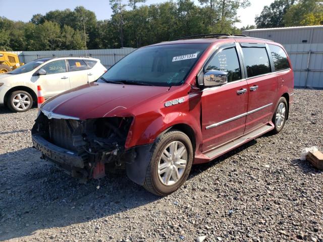 2A4RR7DXXAR441410 - 2010 CHRYSLER TOWN & COU LIMITED BURGUNDY photo 1