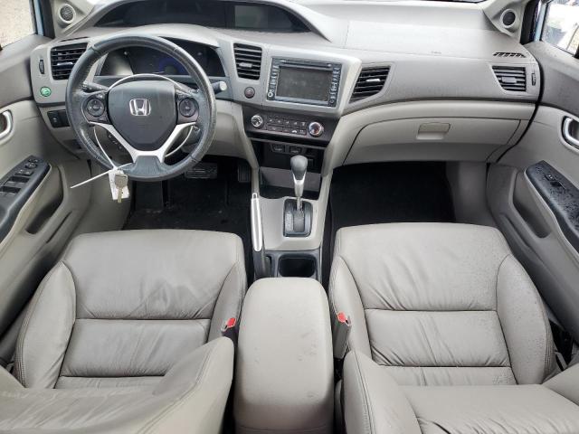 19XFB2F93CE004593 - 2012 HONDA CIVIC EXL ლურჯი ფოტო 8