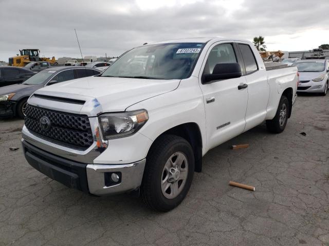 5TFRY5F1XJX231316 - 2018 TOYOTA TUNDRA DOUBLE CAB SR/SR5 WHITE photo 1