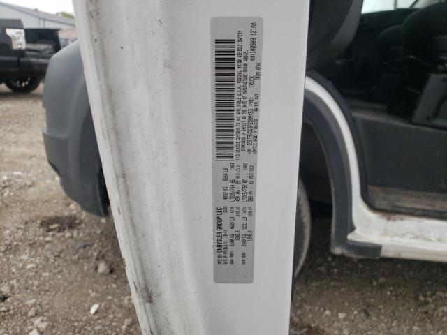 3C6TRVDG6FE500453 - 2015 RAM PROMASTER 2500 HIGH თეთრი ფოტო 13