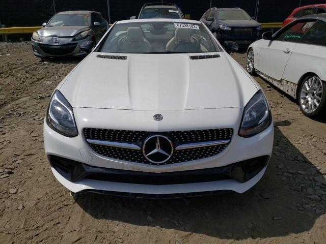 WDDPK3JA9KF164693 - 2019 MERCEDES-BENZ SLC 300 WHITE photo 5