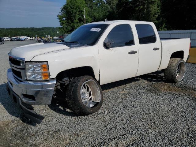 3GCEC13CX7G508409 - 2007 CHEVROLET SILVERADO C1500 CREW CAB WHITE photo 1