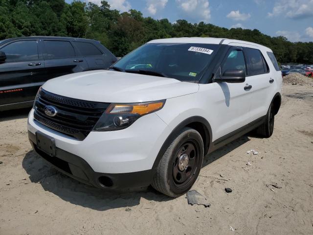 1FM5K8AR7DGC21678 - 2013 FORD EXPLORER POLICE INTERCEPTOR 白色 照片 1