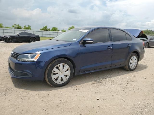 3VWD17AJ5EM423012 - 2014 VOLKSWAGEN JETTA SE BLUE photo 1