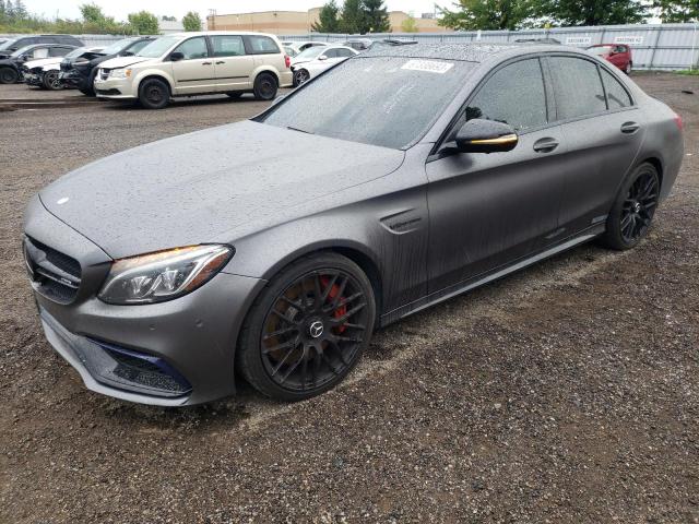 55SWF8HB5HU199748 - 2017 MERCEDES-BENZ C 63 AMG-S BLUE photo 1