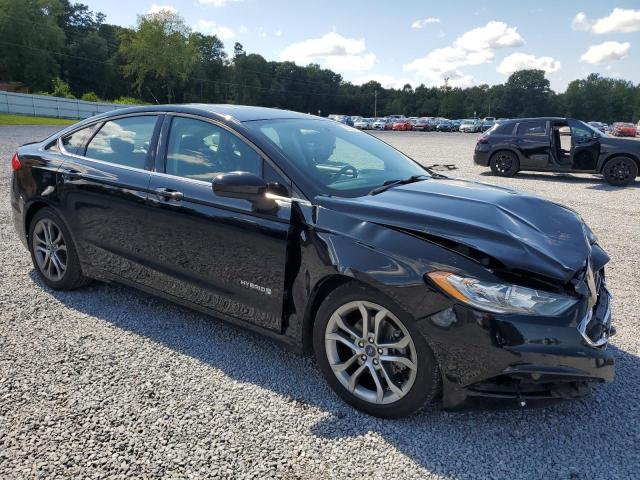 3FA6P0LU9HR232795 - 2017 FORD FUSION SE HYBRID BLACK photo 4