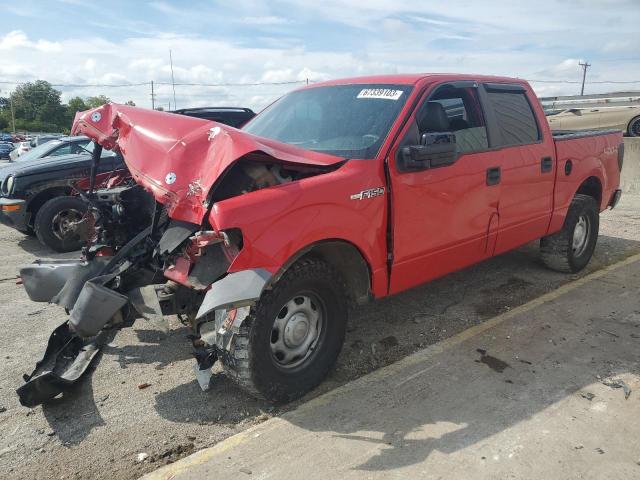 1FTFW1EF9BKD38922 - 2011 FORD F150 SUPERCREW RED photo 1