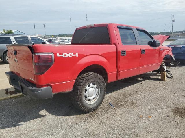 1FTFW1EF9BKD38922 - 2011 FORD F150 SUPERCREW RED photo 3
