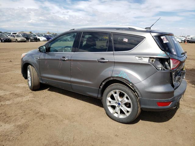 1FMCU9J91EUD74101 - 2014 FORD ESCAPE TITANIUM GRAY photo 2