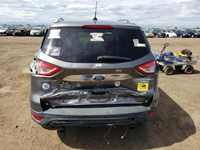 1FMCU9J91EUD74101 - 2014 FORD ESCAPE TITANIUM GRAY photo 6