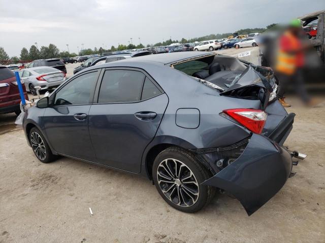 5YFBURHEXFP357461 - 2015 TOYOTA COROLLA L BLUE photo 2