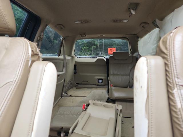 5FNRL386X8B023582 - 2008 HONDA ODYSSEY EXL BLACK photo 10