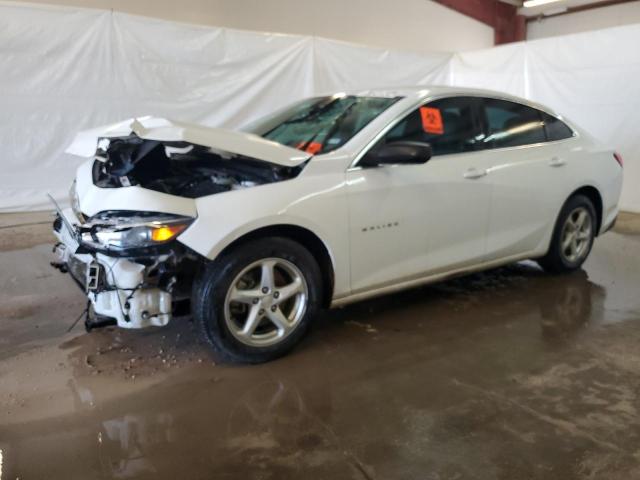 1G1ZB5ST9JF114611 - 2018 CHEVROLET MALIBU LS WHITE photo 1