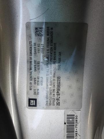 2G1FL1EP6E9802295 - 2014 CHEVROLET CAMARO ZL1 SILVER photo 12