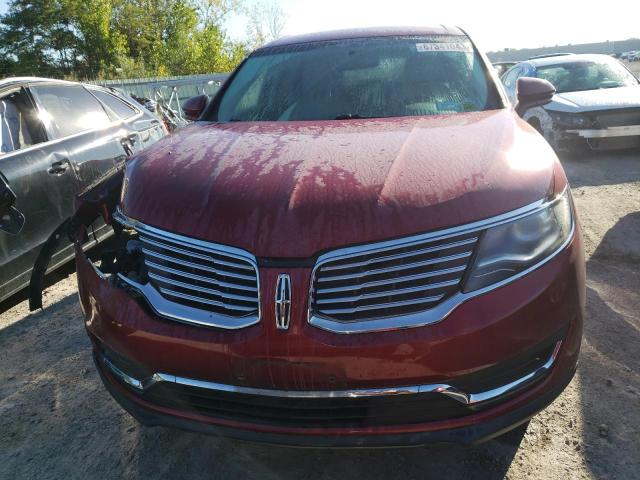 2LMTJ8KR5GBL80367 - 2016 LINCOLN MKX SELECT RED photo 5