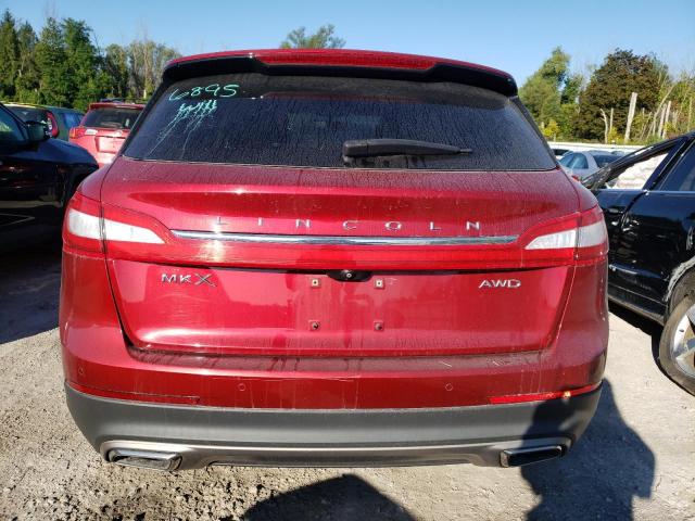 2LMTJ8KR5GBL80367 - 2016 LINCOLN MKX SELECT RED photo 6