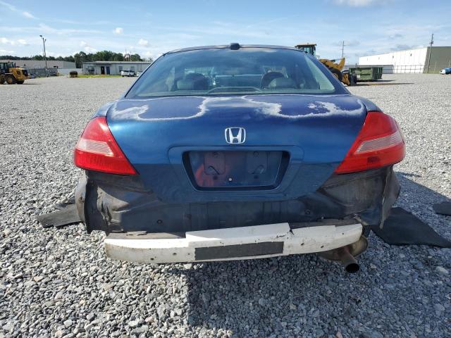 1HGCM72684A007307 - 2004 HONDA ACCORD EX ლურჯი ფოტო 6