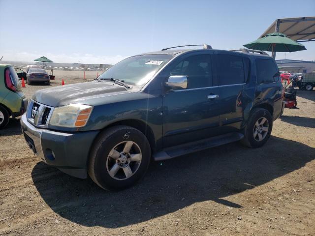 5N1AA08A84N725641 - 2004 NISSAN ARMADA SE TEAL photo 1