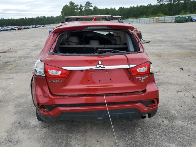 JA4AP4AU5KU026107 - 2019 MITSUBISHI OUTLANDER SE წითელი ფოტო 6