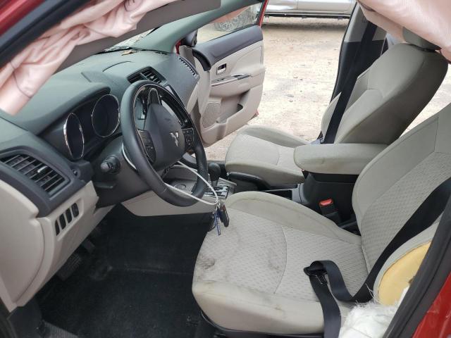 JA4AP4AU5KU026107 - 2019 MITSUBISHI OUTLANDER SE წითელი ფოტო 7