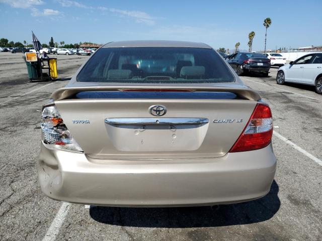 4T1BE32K03U256299 - 2003 TOYOTA CAMRY A LE GOLD photo 6