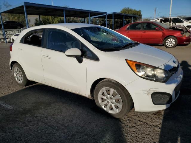 KNADN5A34D6301671 - 2013 KIA RIO EX WHITE photo 4