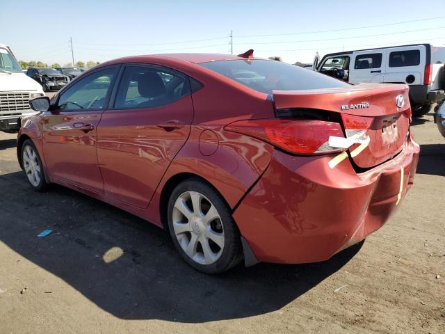 KMHDH4AE2DU865459 - 2013 HYUNDAI ELANTRA GLS RED photo 2