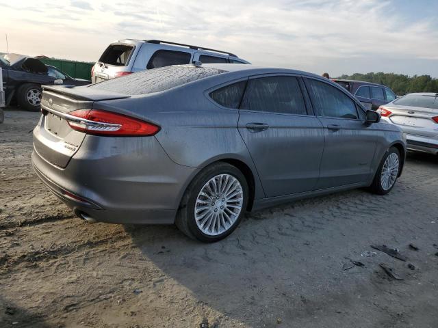 3FA6P0RU4HR102849 - 2017 FORD FUSION TITANIUM HEV GRAY photo 3