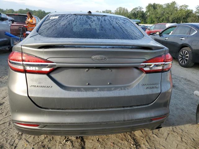 3FA6P0RU4HR102849 - 2017 FORD FUSION TITANIUM HEV GRAY photo 6