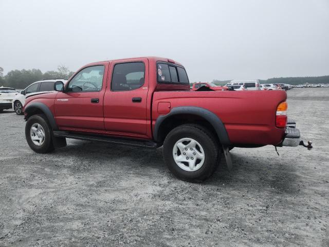 5TEGN92N13Z266239 - 2003 TOYOTA TACOMA DOUBLE CAB PRERUNNER BURGUNDY photo 2