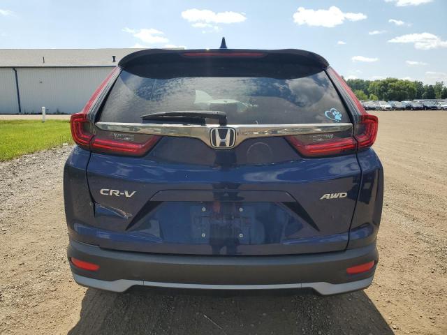 2HKRW2H58LH616764 - 2020 HONDA CR-V EX BLUE photo 6