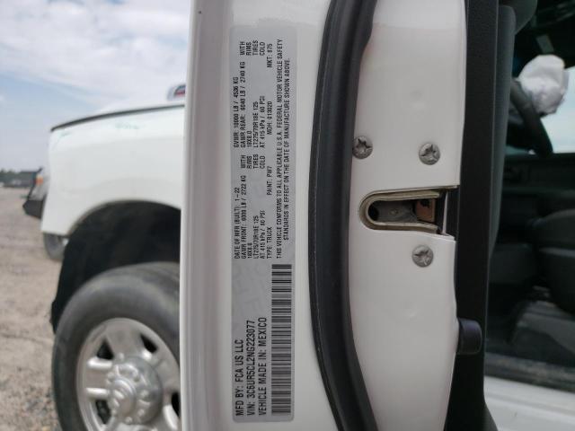 3C6UR5CL2NG223077 - 2022 RAM 2500 TRADESMAN Biały zdjęcie 12
