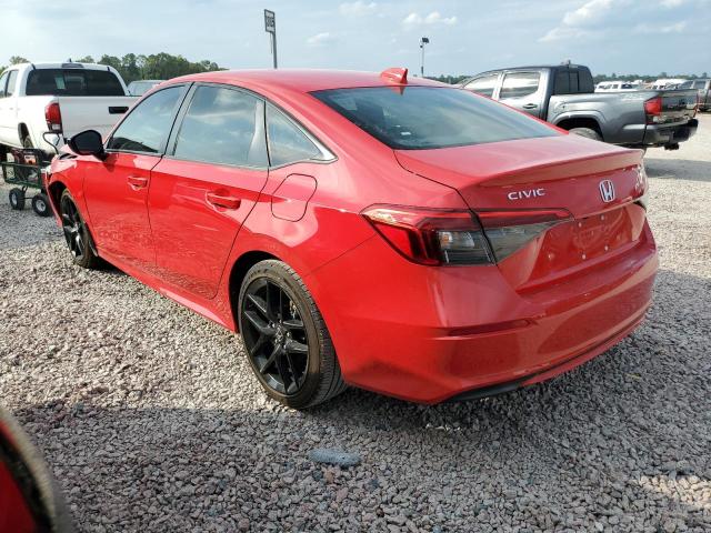 2HGFE2F59NH535617 - 2022 HONDA CIVIC SPORT 红色 照片 2
