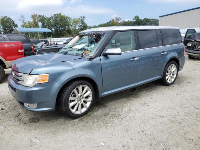 2FMGK5DC9ABA39420 - 2010 FORD FLEX LIMITED BLUE photo 1