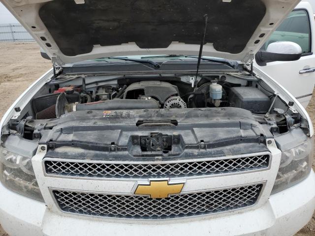 1GNSKCE08DR361823 - 2013 CHEVROLET TAHOE K1500 LTZ WHITE photo 12