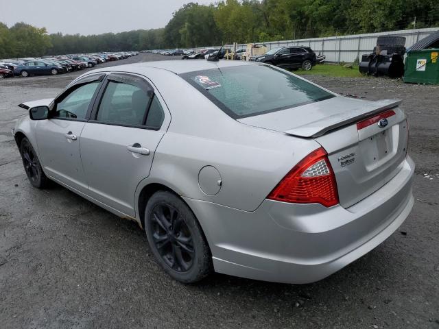 3FAHP0HA8CR113586 - 2012 FORD FUSION SE SILVER photo 2