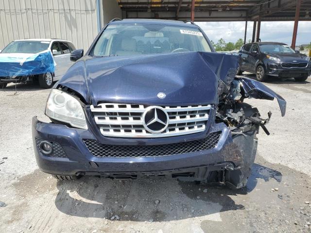 4JGBB8GB2BA674586 - 2011 MERCEDES-BENZ ML 350 4MATIC BLUE photo 5