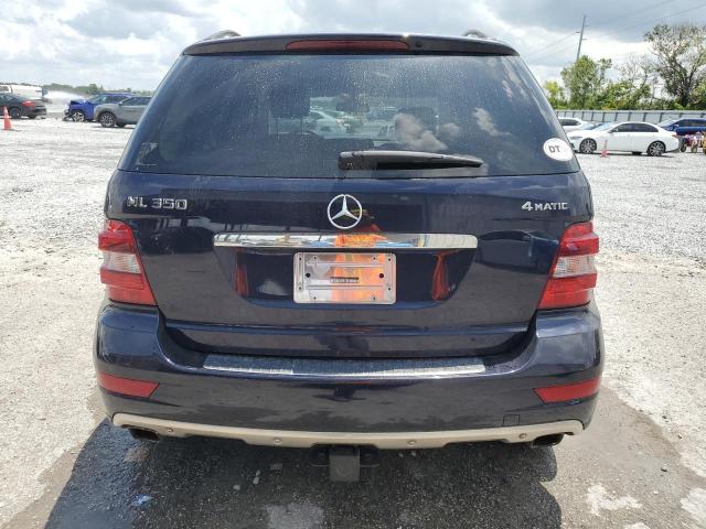 4JGBB8GB2BA674586 - 2011 MERCEDES-BENZ ML 350 4MATIC BLUE photo 6