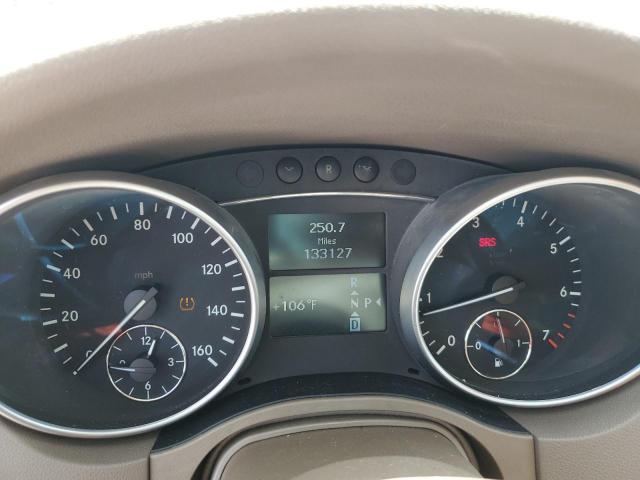 4JGBB8GB2BA674586 - 2011 MERCEDES-BENZ ML 350 4MATIC BLUE photo 9