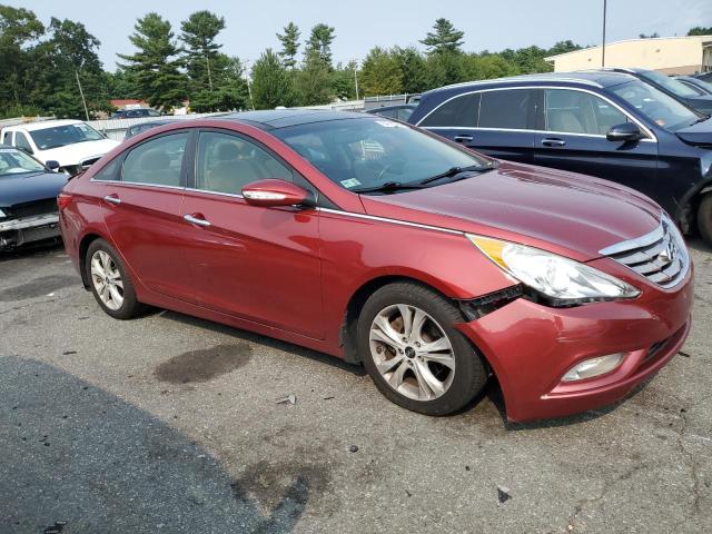 5NPEC4AC6CH432872 - 2012 HYUNDAI SONATA SE RED photo 4