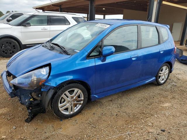 JHMGD37688S059584 - 2008 HONDA FIT SPORT BLUE photo 1