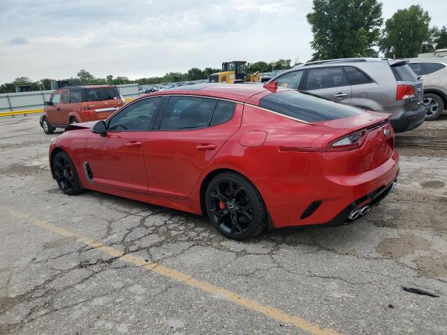 KNAE55LC1J6015953 - 2018 KIA STINGER GT2 RED photo 2