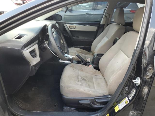 2T1BURHE2GC732275 - 2016 TOYOTA COROLLA L BLACK photo 7